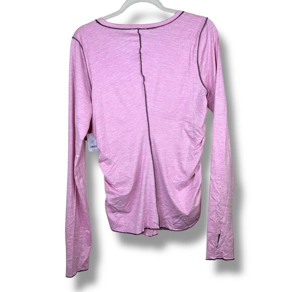 FP Movement x Hatch NWT Right On Run Pink Haze Layer Maternity Long Sleeve Top - Picture 8 of 10